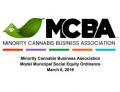 The Minority Cannabis Business Association MCBA